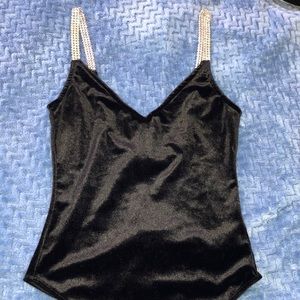 Black Velvet Bodysuit